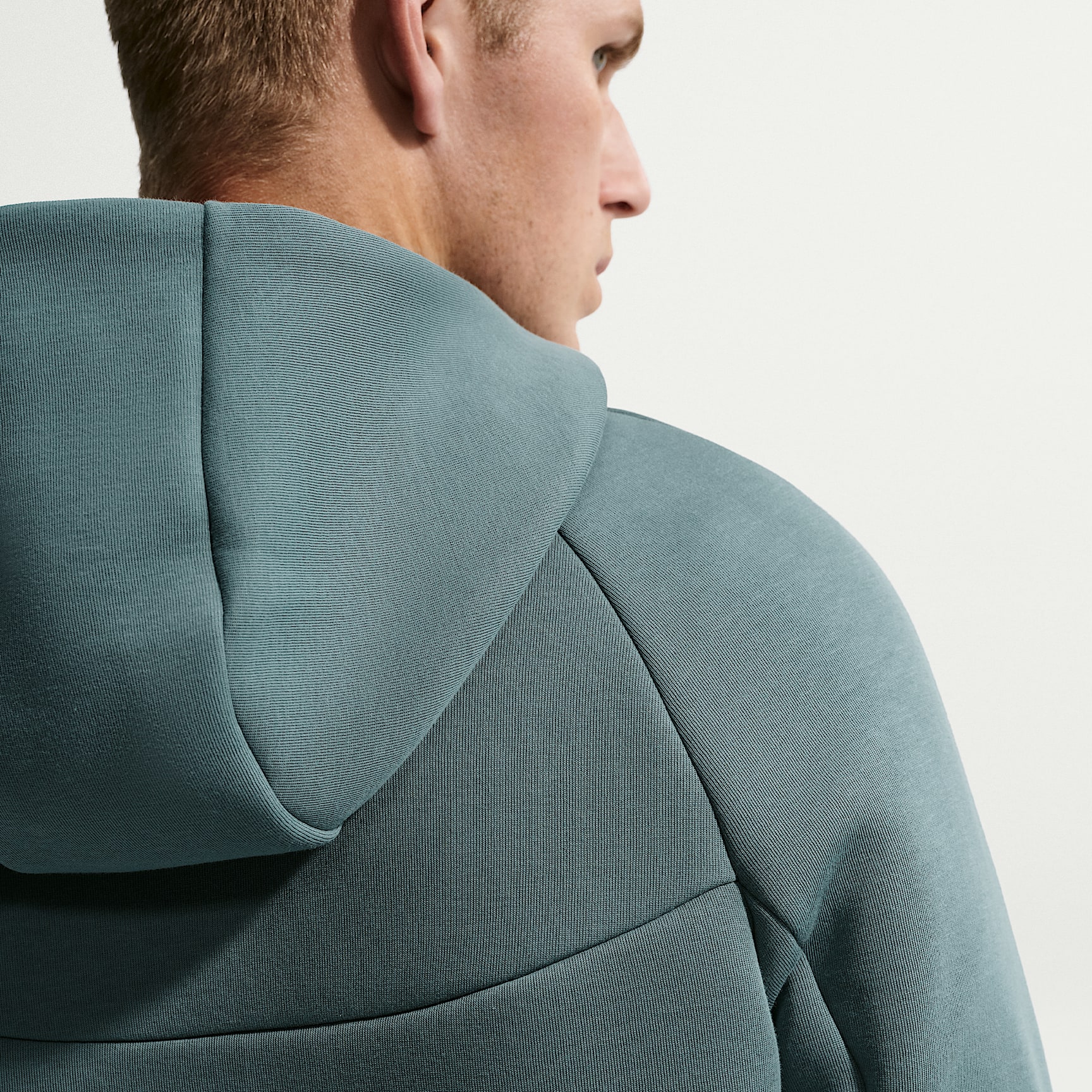 Nike Tech Men's Fleece Windrunner Full-Zip Jacket – Mineral Slate/Black