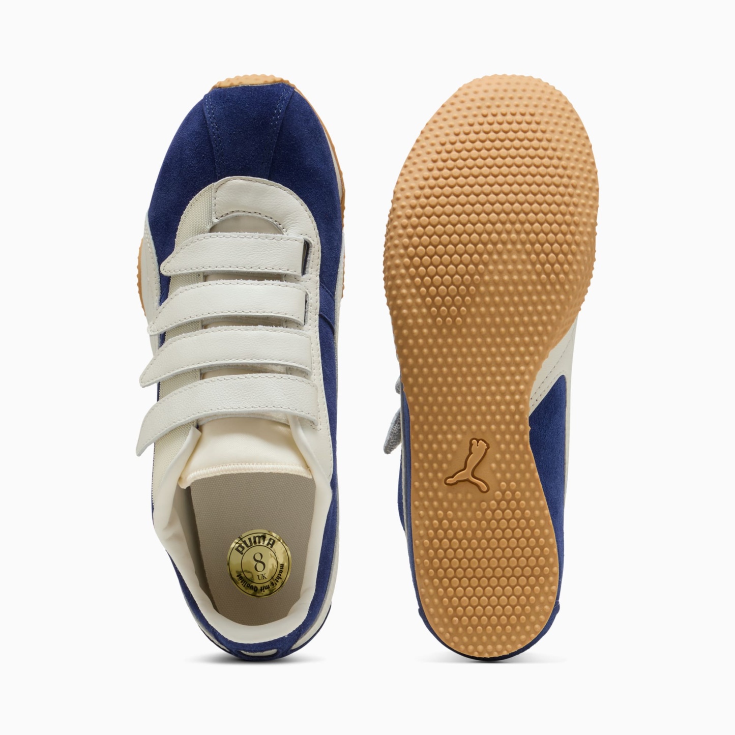 H-Street Strap Sneakers Unisex – Blue Jewel-Warm White