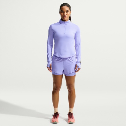 Nike Swift Women's Dri-FIT UV 1/4-Zip Running Top – Purple Pulse