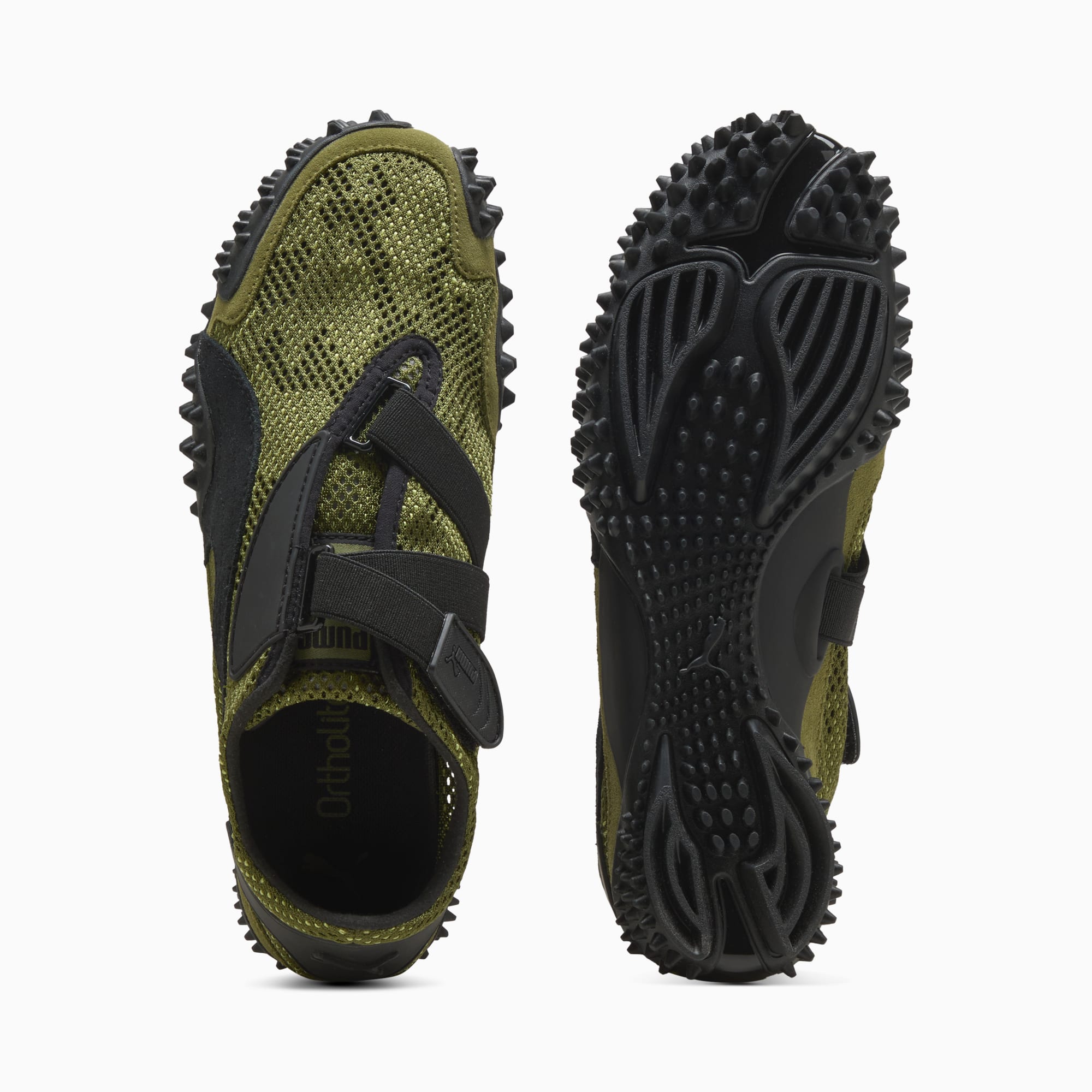 Mostro Freedom Sneakers Unisex – Olive Green-PUMA Black