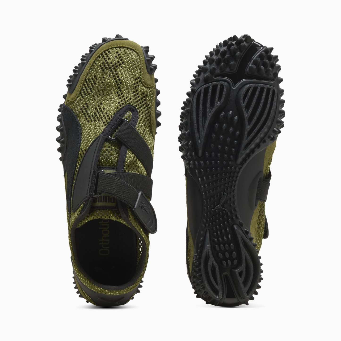 Mostro Freedom Sneakers Unisex – Olive Green-PUMA Black