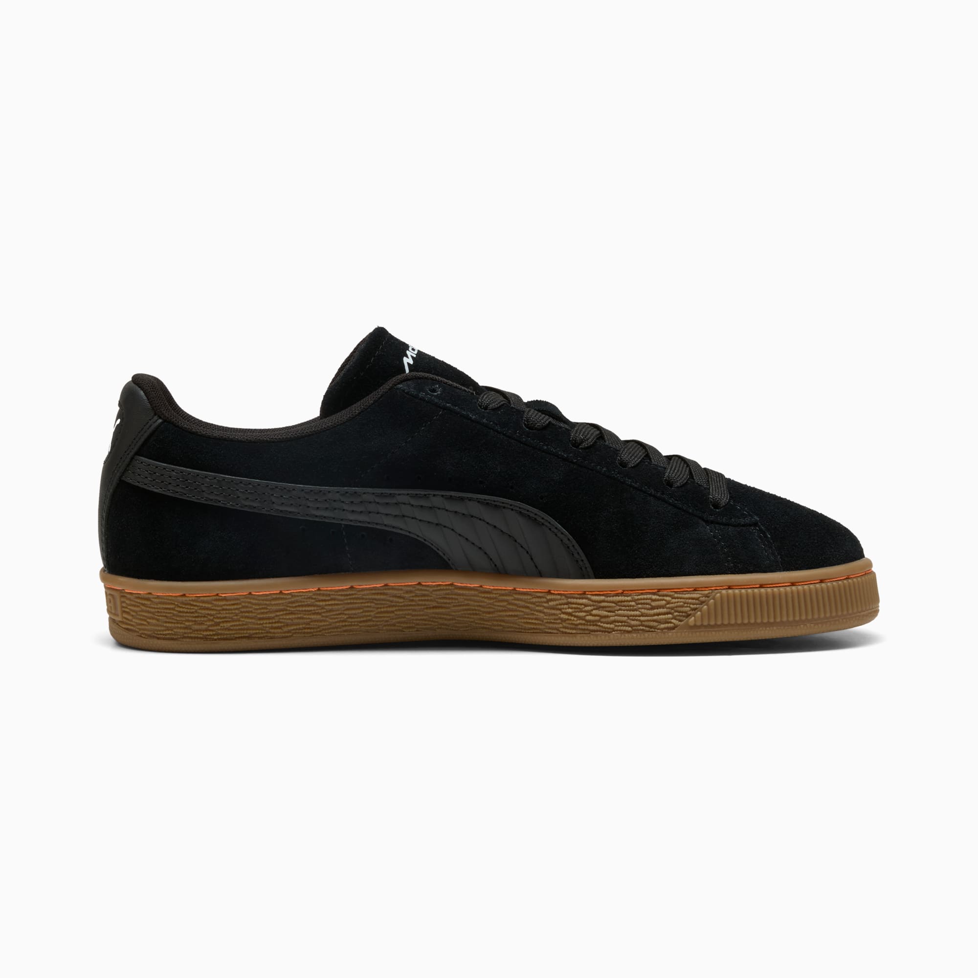 McLAREN RACING Suede OG Sneakers Unisex – PUMA Black-Papaya