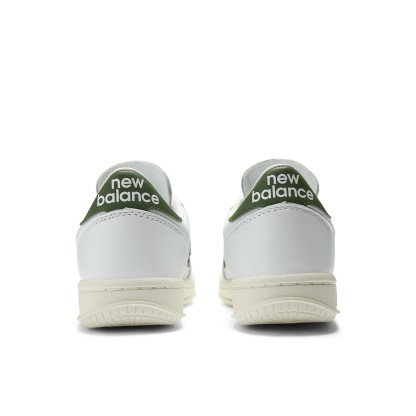 T500 – WHITE with DARK ALPINE GREEN