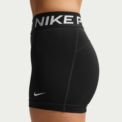 Nike Pro Women's Mid-Rise 7.5cm (approx.) Biker Shorts – Black/White