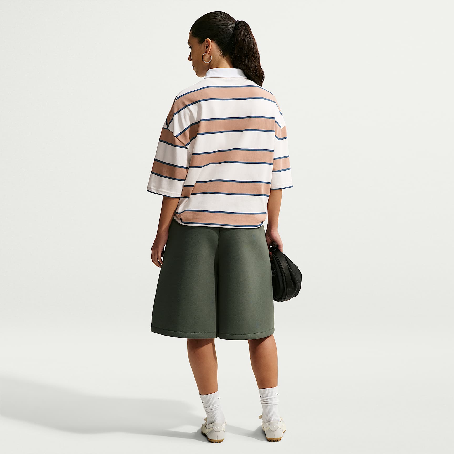 Nike Sportswear Women's Polo – Pale Ivory/Hemp/Thunder Blue