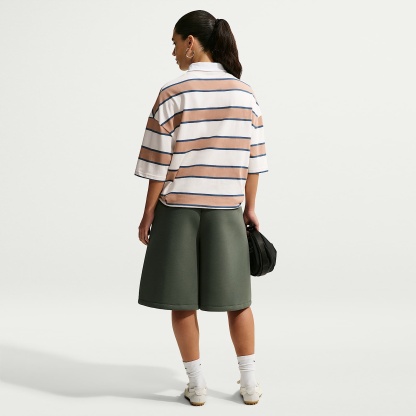 Nike Sportswear Women's Polo – Pale Ivory/Hemp/Thunder Blue