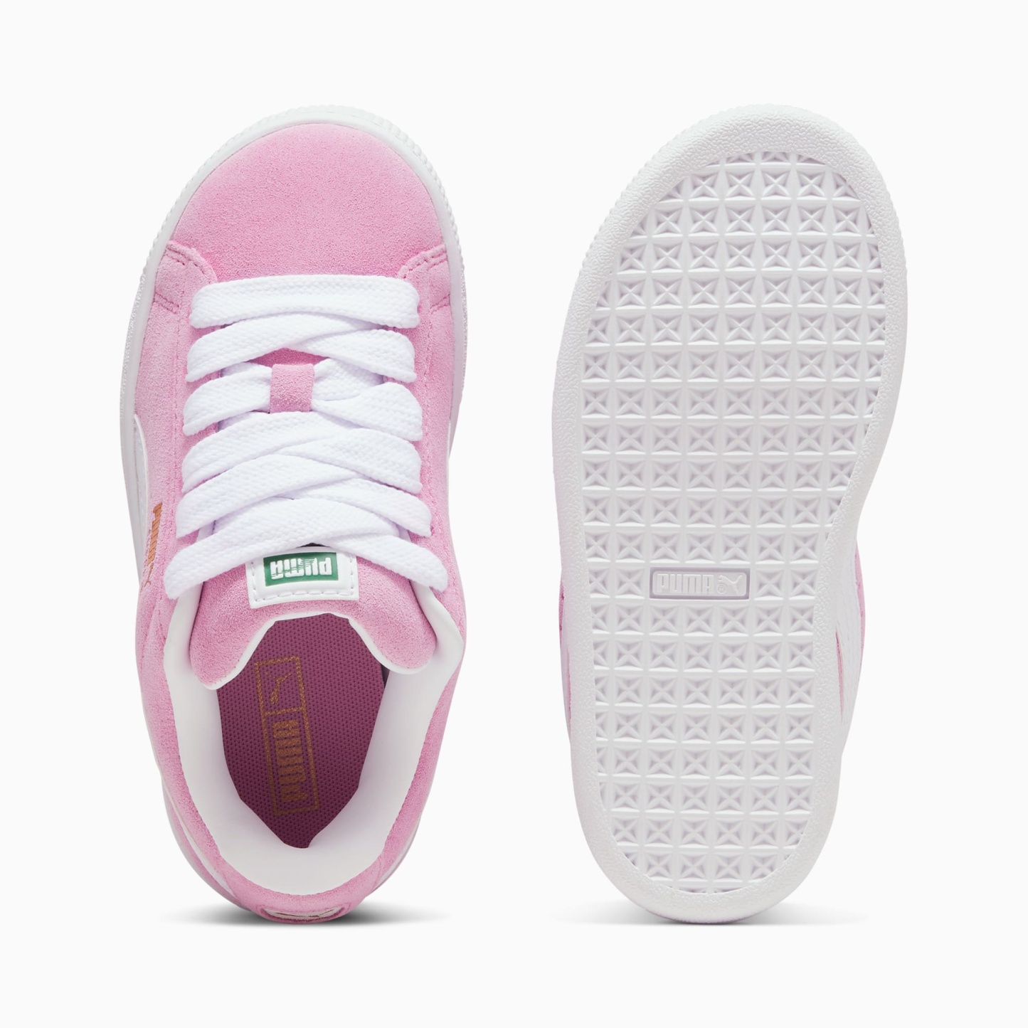 Suede XL Kids' Sneakers – Mauved Out-PUMA White