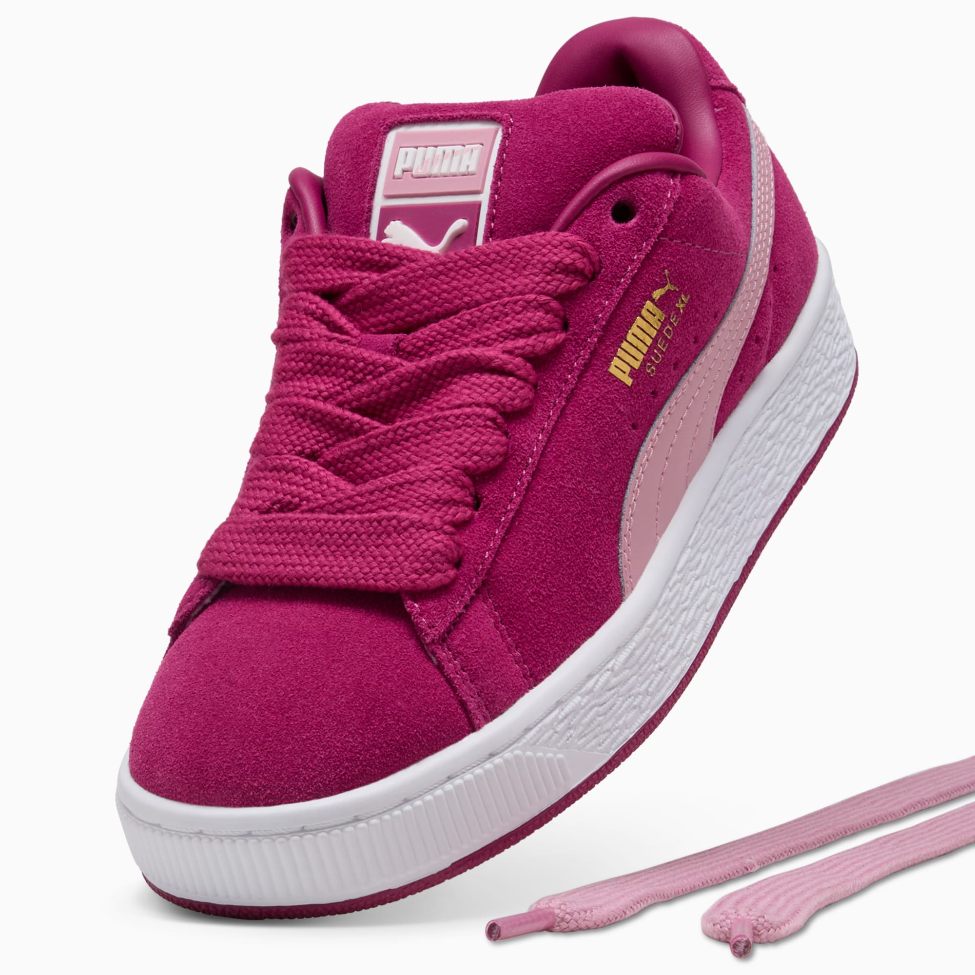 Suede XL Youth Sneakers – Berry-Poised Pink