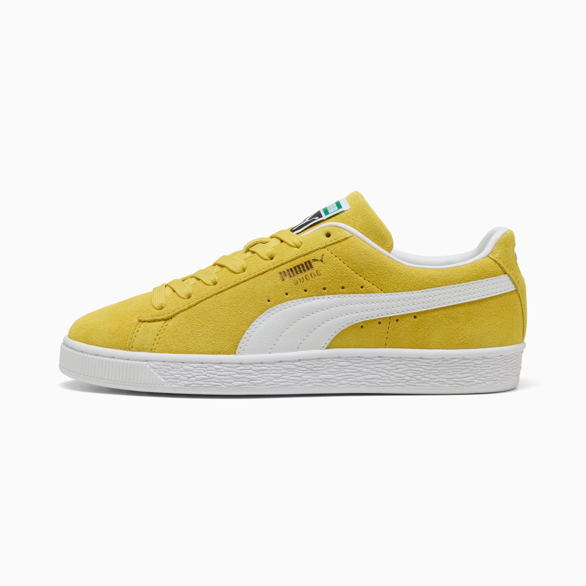 Suede Classic Sneakers Unisex – Bright Mango Yellow-PUMA White