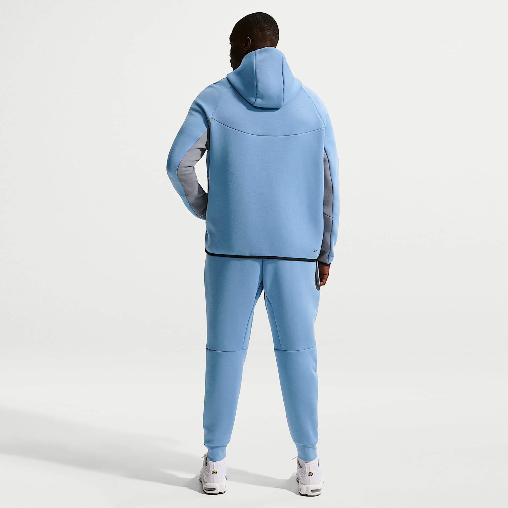 Nike Tech Men's Fleece Windrunner Full-Zip Jacket – Work Blue/Cool Grey/Black