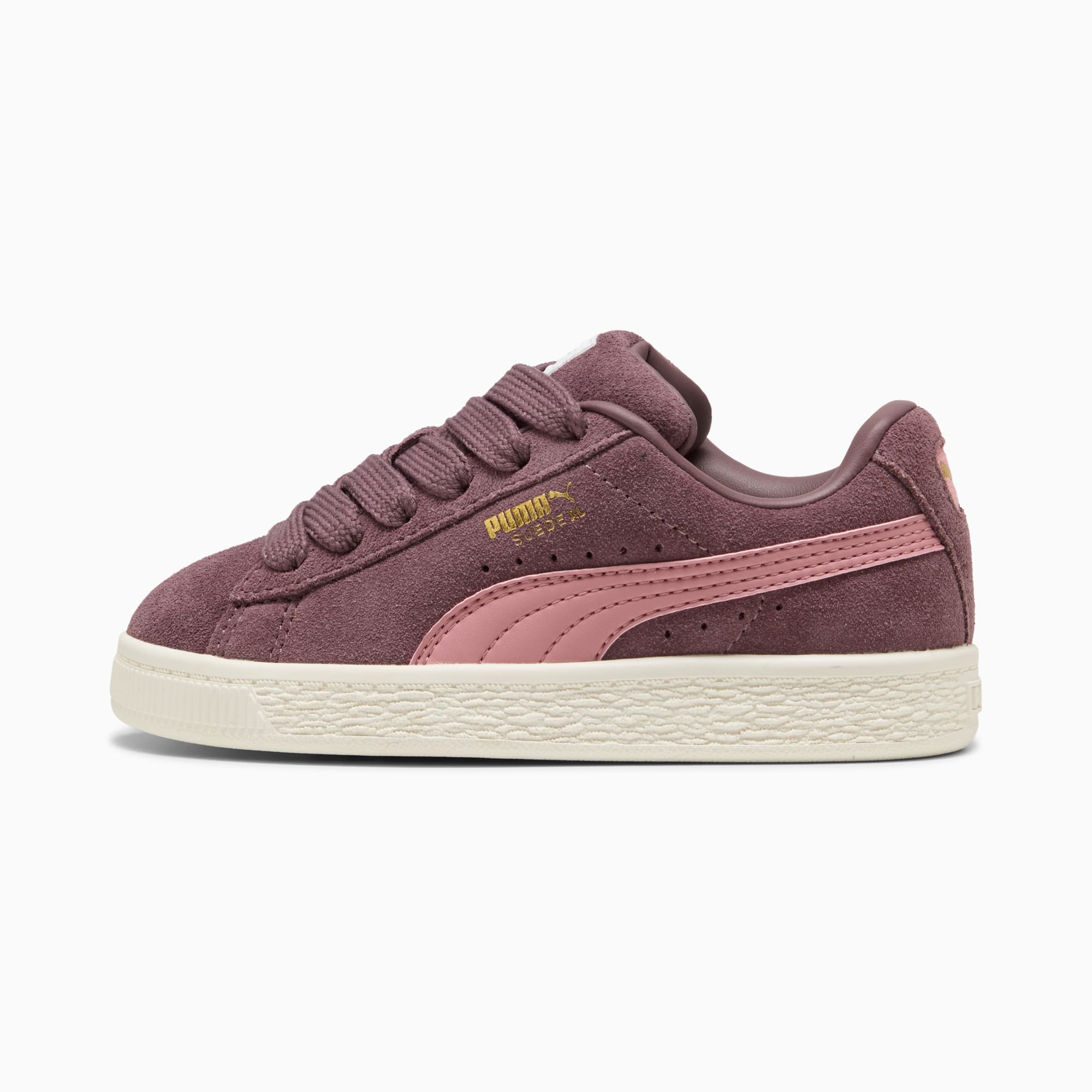 Suede XL Kids' Sneakers – Rich Cocoa-Dusky Rosewood