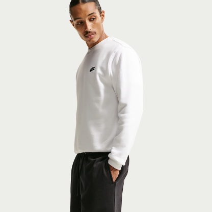 Nike Club Men's French Terry Flow Shorts – Black/Black/White