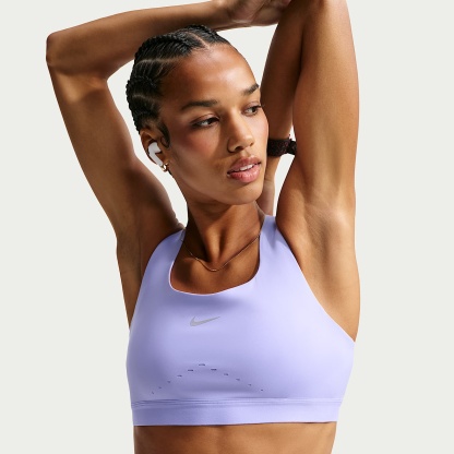 Nike Swift Women's High-Support Lightly Lined Sports Bra – Purple Pulse