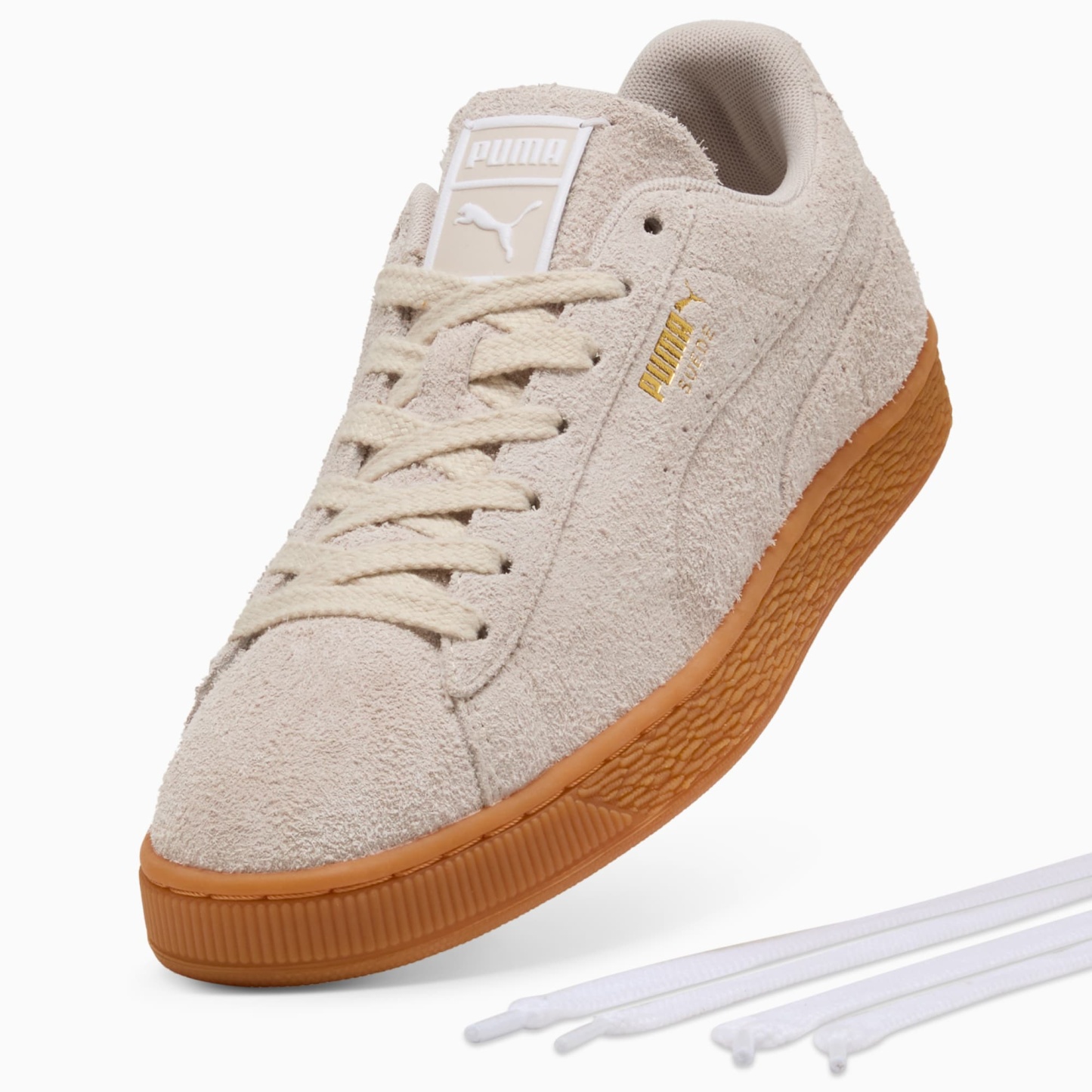 Suede Forever Sneakers Unisex – Silver Fog-Gum