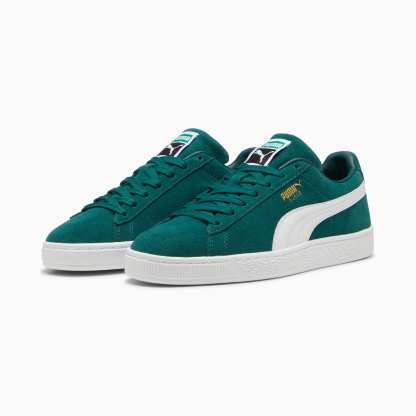 Suede Classic Sneakers Unisex – Dark Myrtle-PUMA White