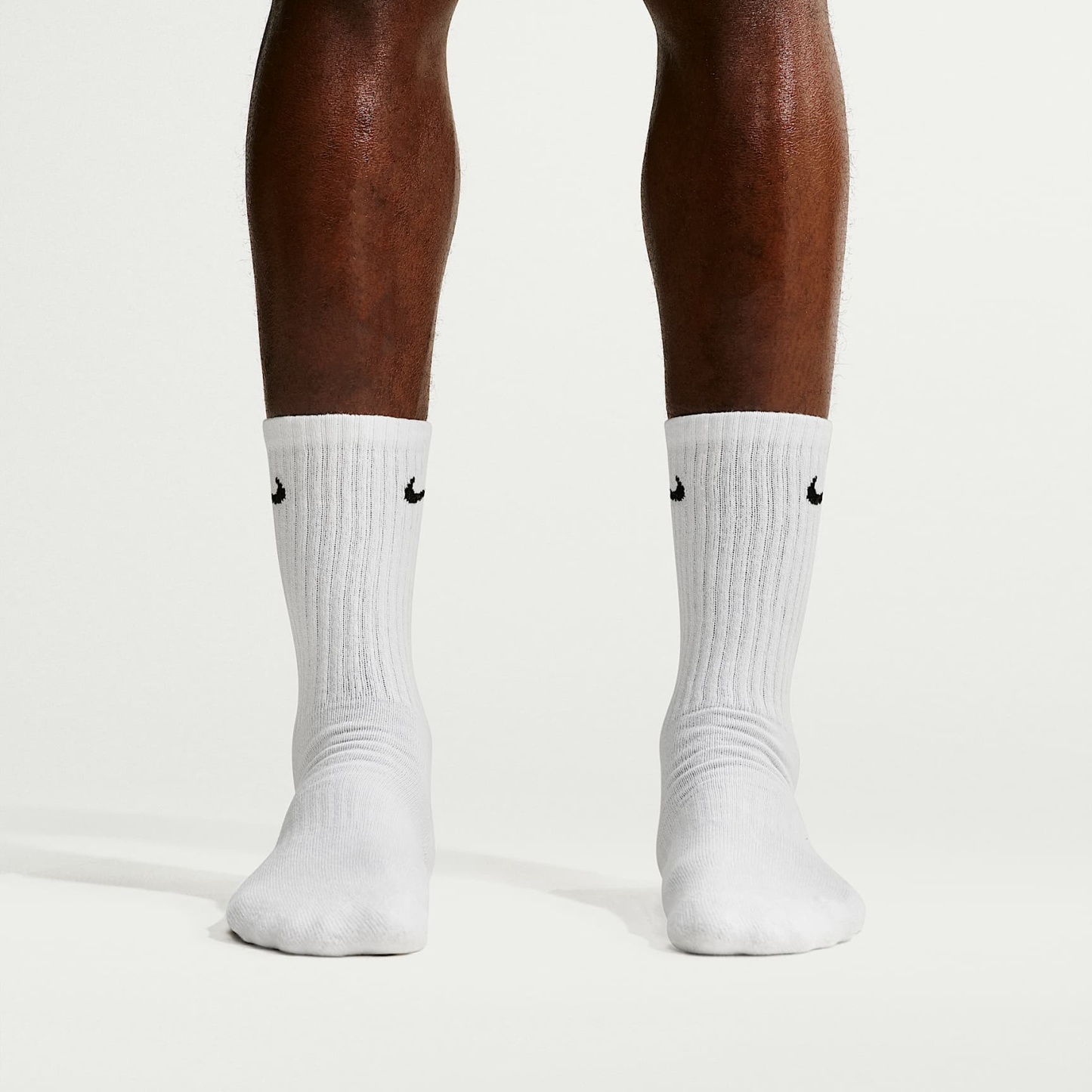 Nike Everyday Cushioned Training Crew Socks (6 Pairs) – White/Black