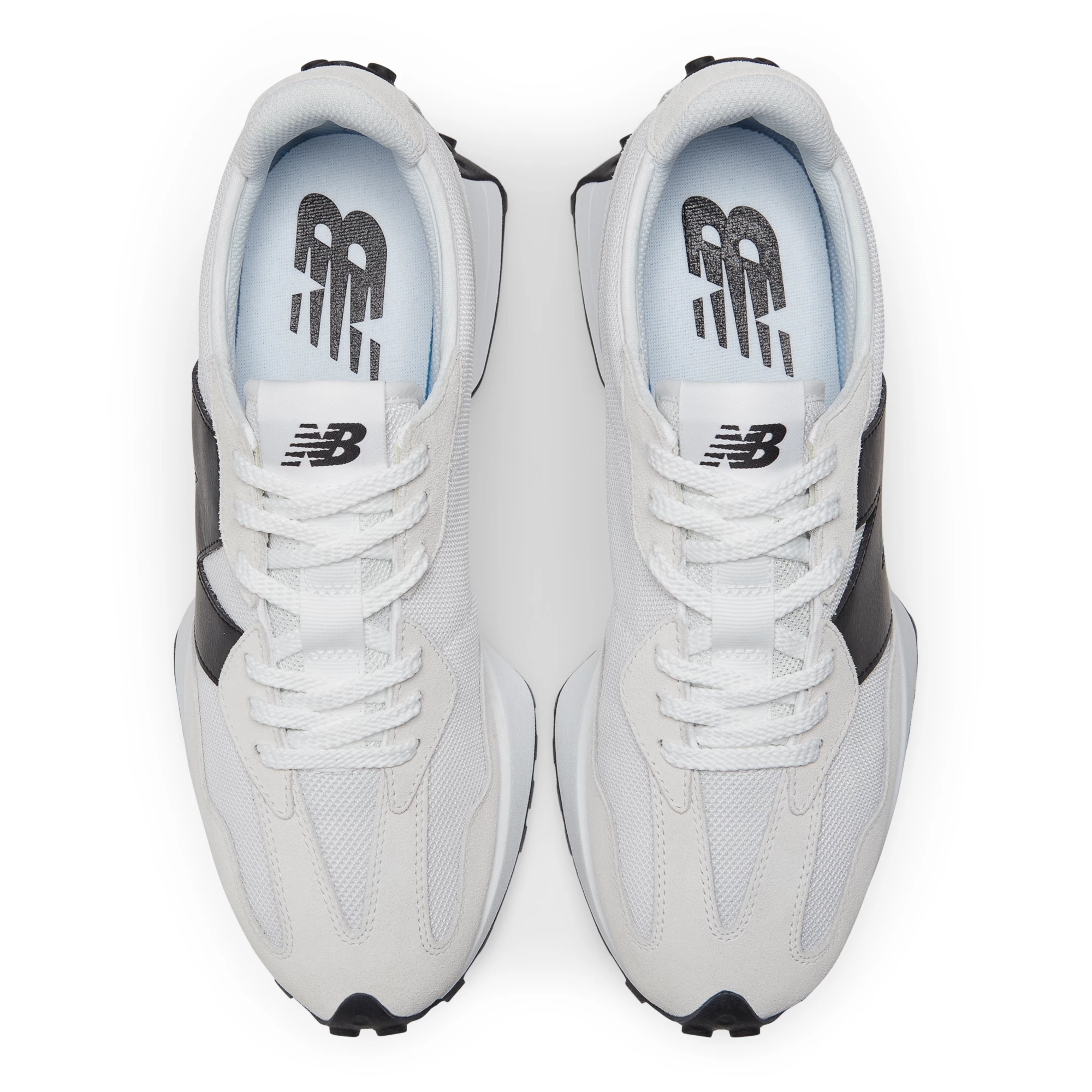 327 – WHITE with BLACK