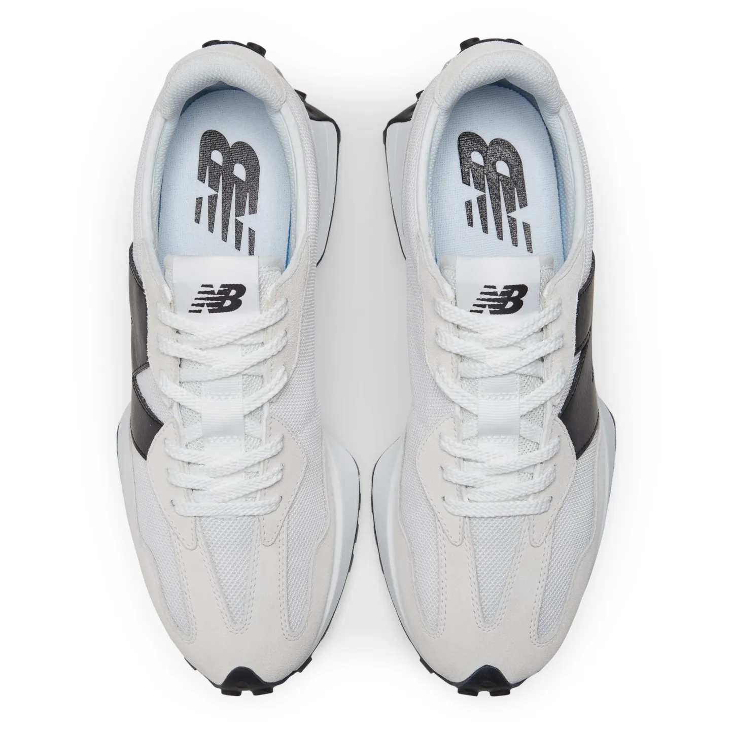 327 – WHITE with BLACK