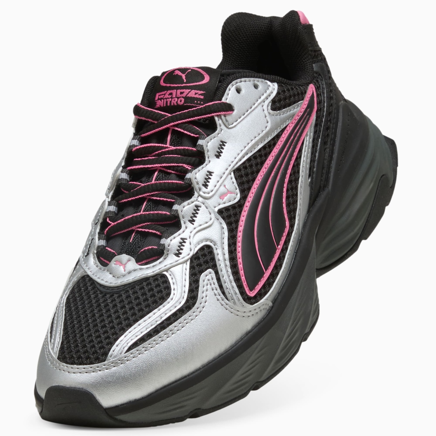 PUMA Fade Sneakers Unisex – PUMA Silver-PUMA Black-Strawberry Burst