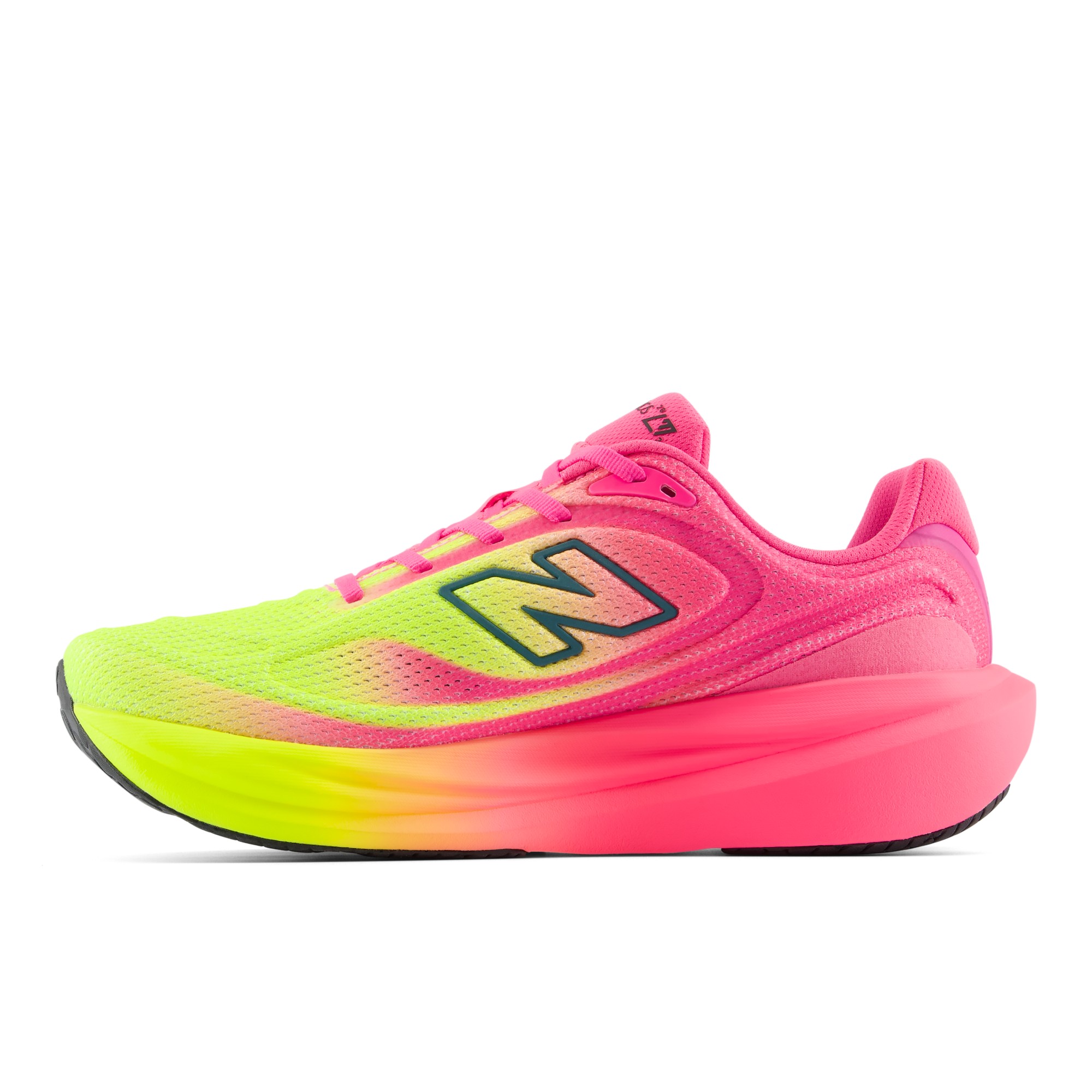 TCS London Marathon 1080v15 – ALKALINE GREEN with PINK HEAT