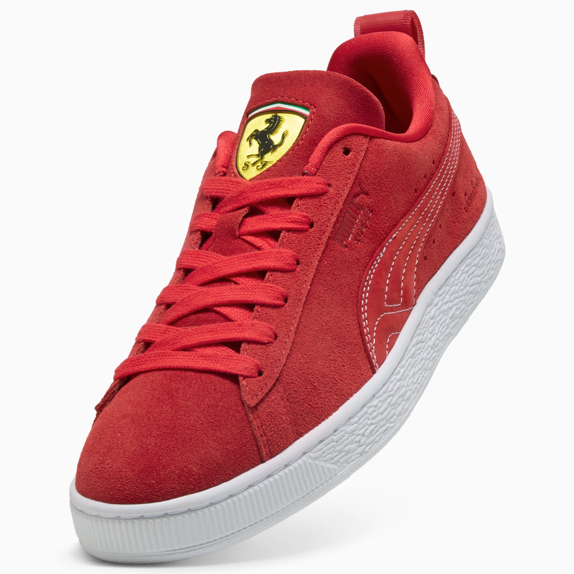 Ferrari Suede OG Sneakers Unisex – Rosso Corsa-PUMA White