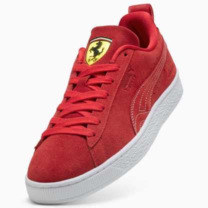 Ferrari Suede OG Sneakers Unisex – Rosso Corsa-PUMA White