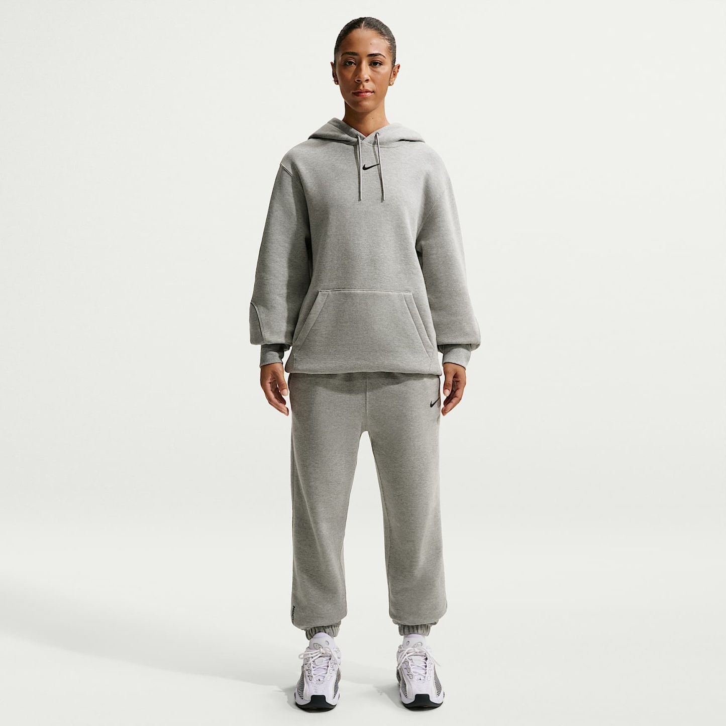 NOCTA Fleece CS Hoodie 2 – Dark Grey Heather/Matte Silver/Black