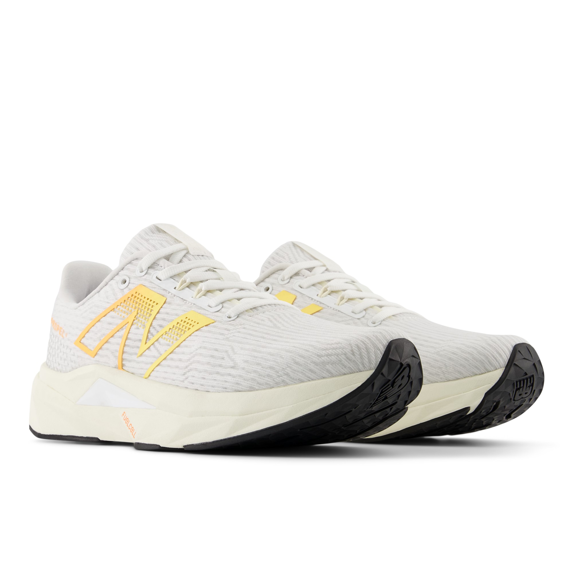 FuelCell Propel v5 – White with Black and Hot Mango