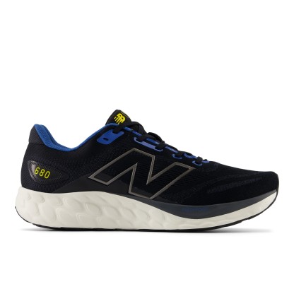 Fresh Foam 680 v8 – Black with Blue Agate and Ginger Lemon