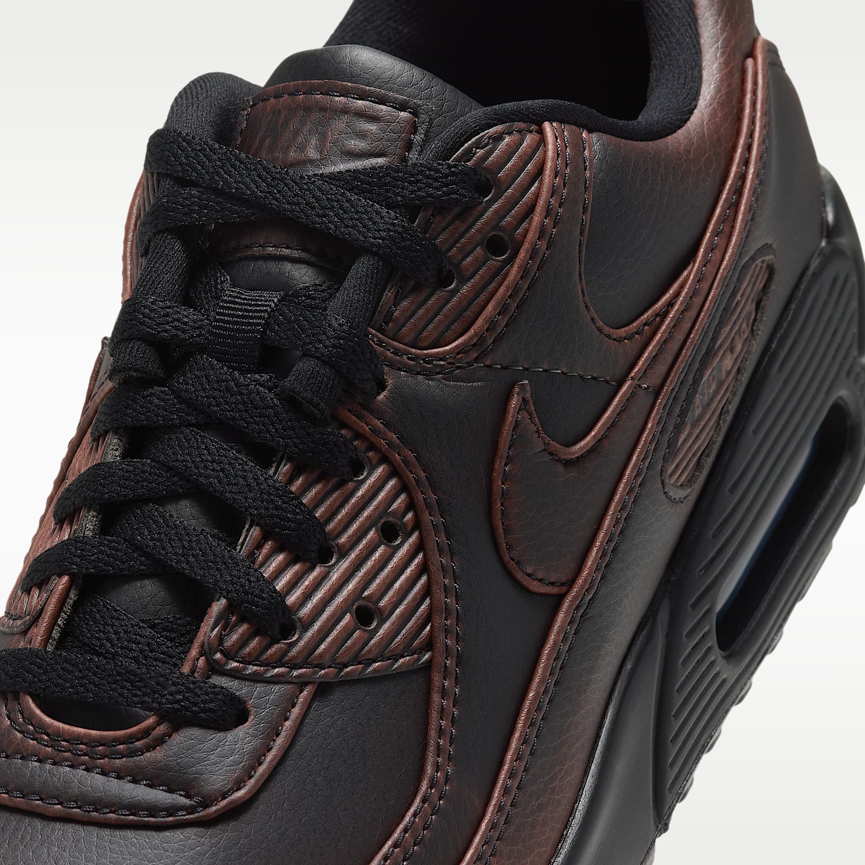 Nike Air Max 90 Premium Men's Shoes – Black/Cinnamon/Black