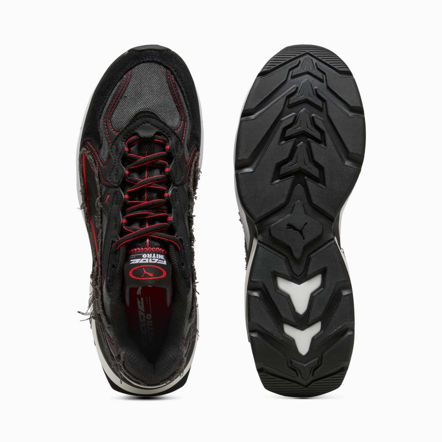 F1® Fade Sneakers Unisex – PUMA Black-Pop Red