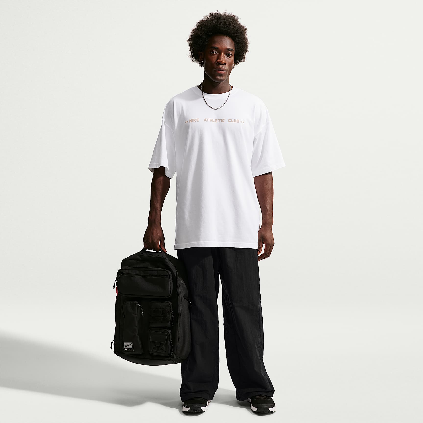 Nike N.A.C. Men's Oversized T-Shirt – White/Cream II