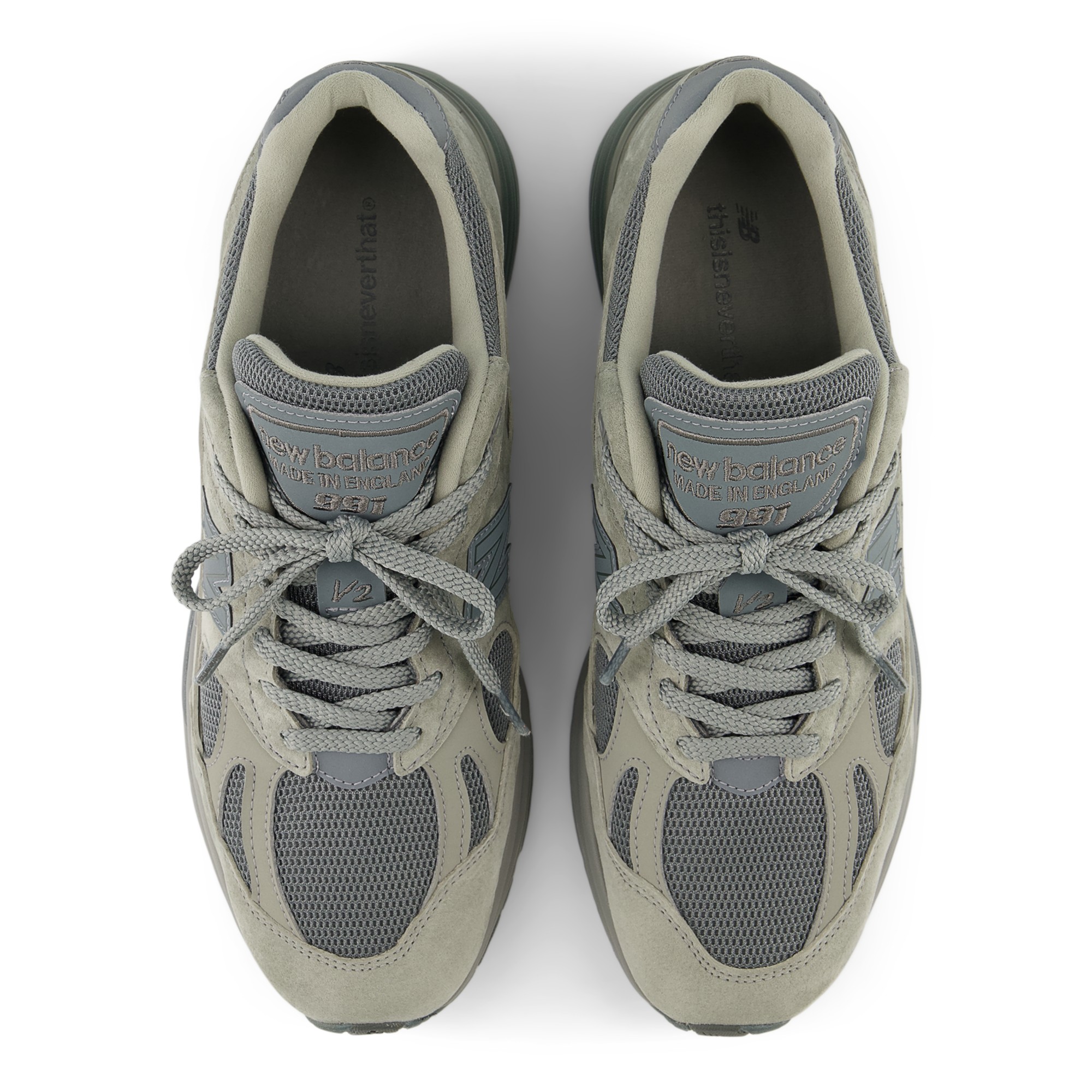 thisisneverthat X New Balance Made in UK U991V2 – Rock Ridge with Moon Mist and Sedona Sage