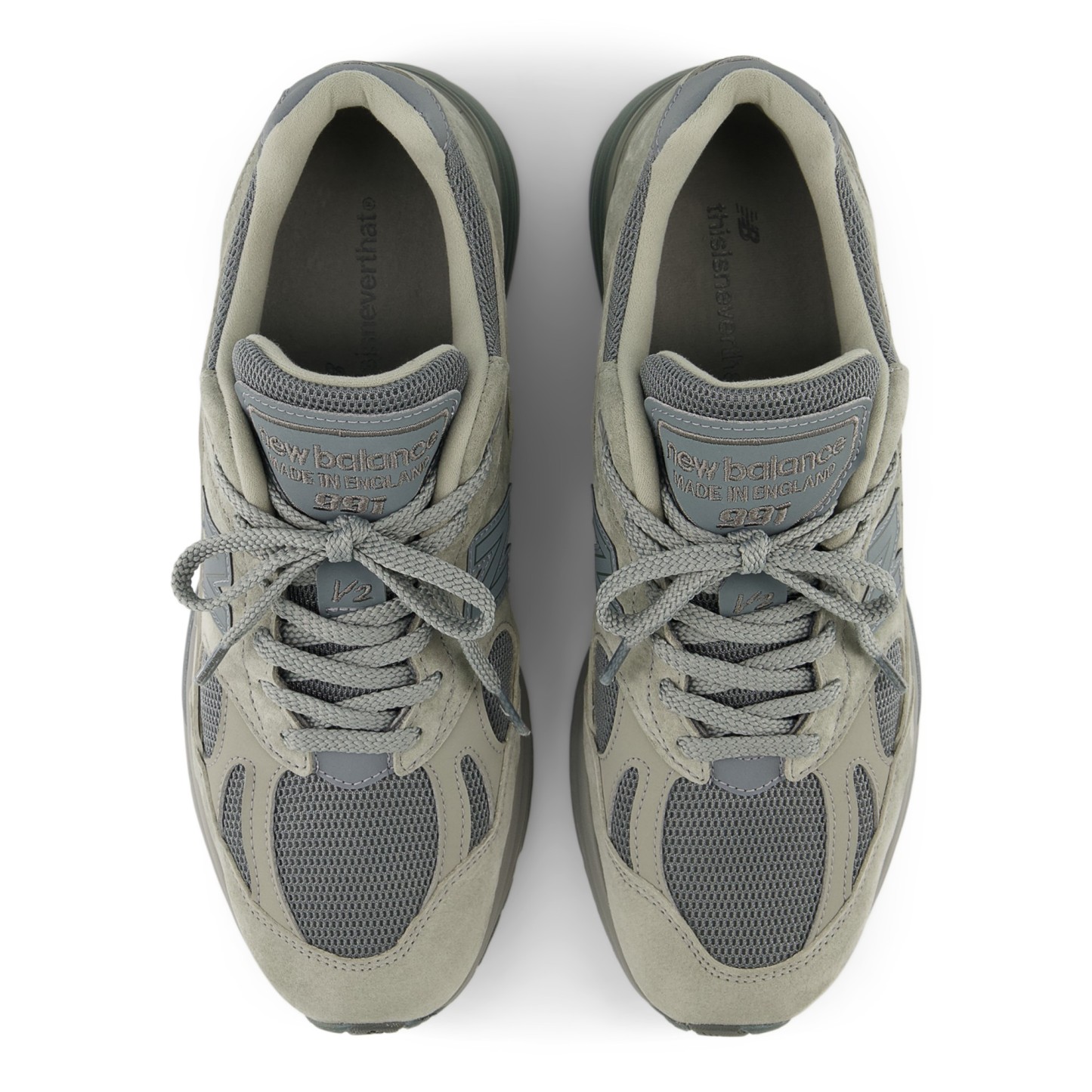 thisisneverthat X New Balance Made in UK U991V2 – Rock Ridge with Moon Mist and Sedona Sage
