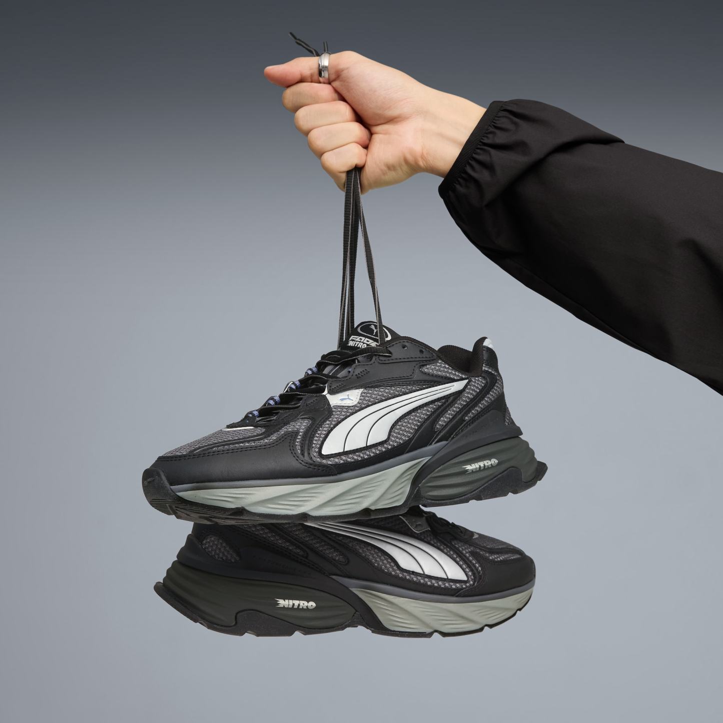 PUMA Fade Sneakers Unisex – PUMA Black-Cool Dark Gray-Puma Silver