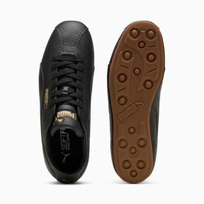 PUMA Tackle L Sneakers Unisex – PUMA Black-PUMA Gold-Gum