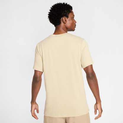 Nike Dri-FIT Men's Fitness T-Shirt – Desert Khaki/Black