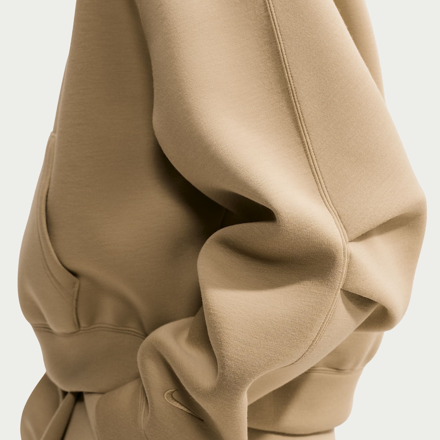Nike Article Fleece Women's Oversized Hoodie – Parachute Beige/Parachute Beige