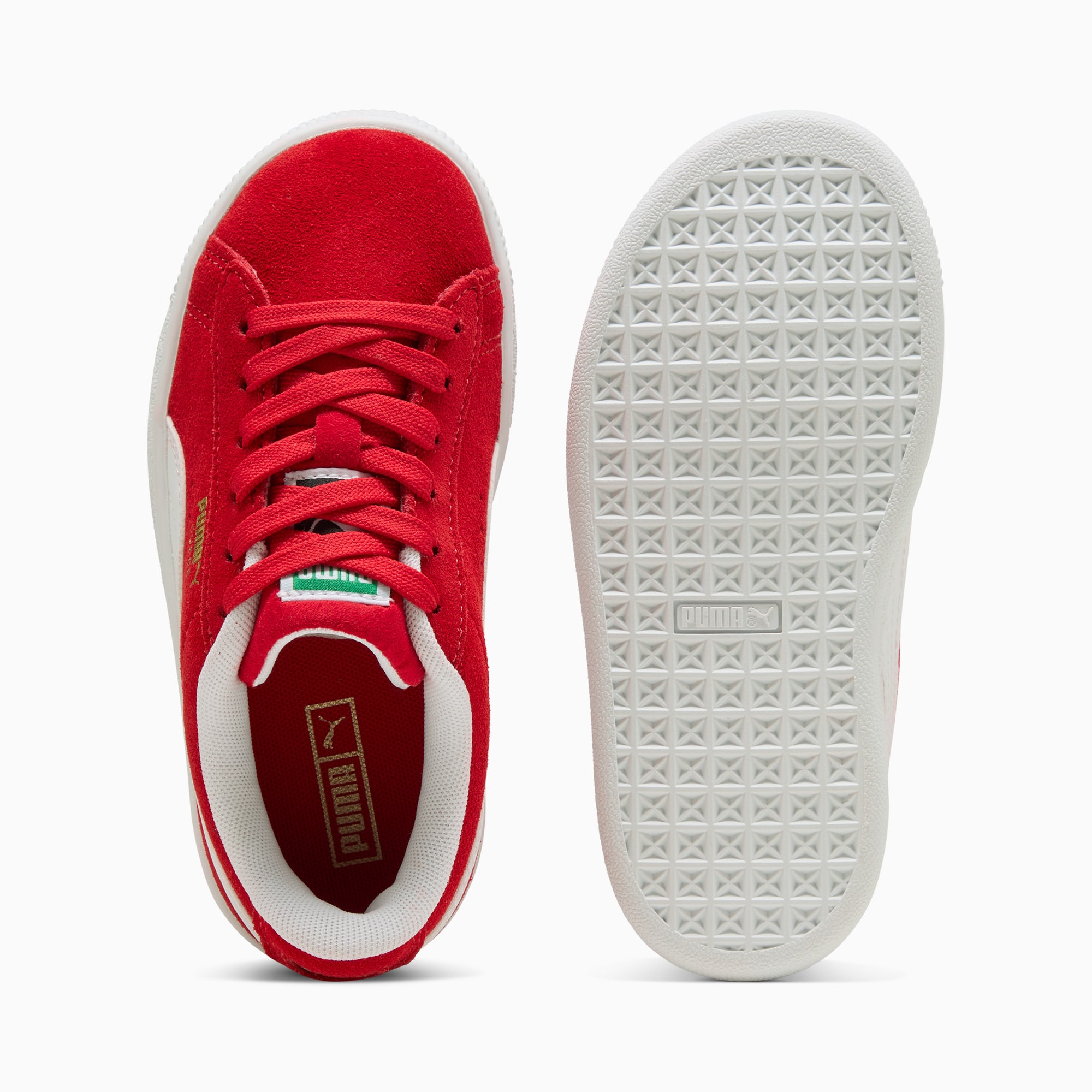 Suede Classic Sneakers Kids – For All Time Red-PUMA White