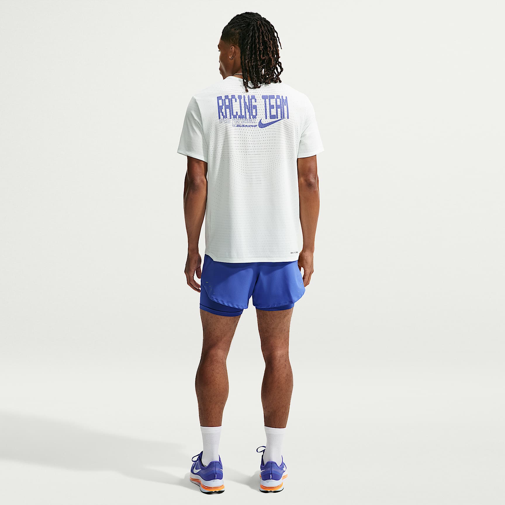 Nike Stride Men's Dri-FIT 13cm (approx.) Hybrid Running Shorts – Lapis