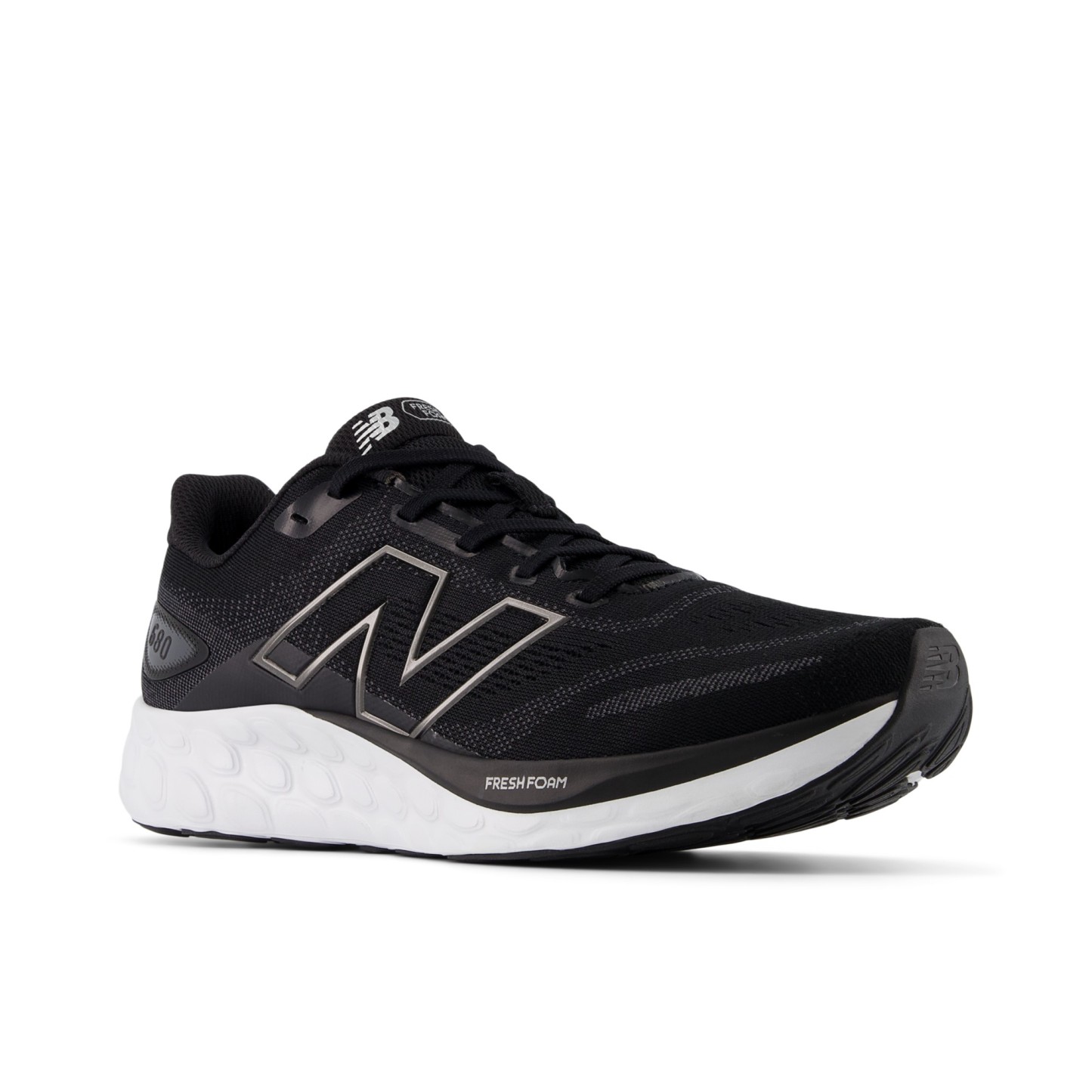 Fresh Foam 680 v8 – BLACK with Black Metallic and White