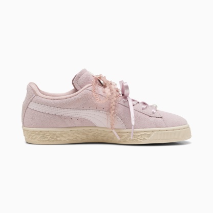 Suede Bloom Sneakers Women – Misty Pink-Powder Pink