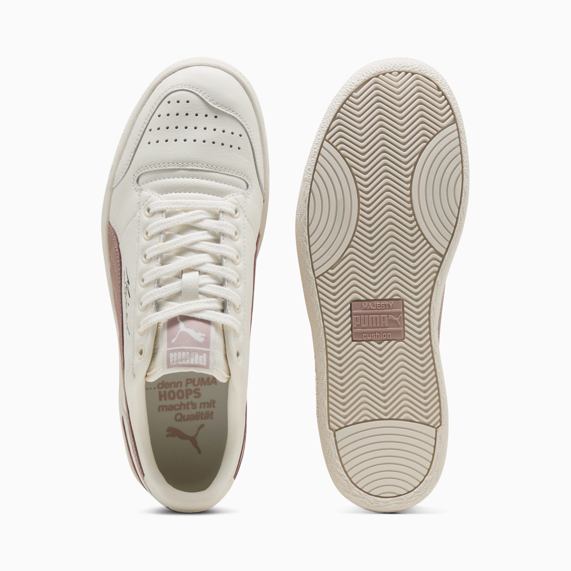 Majesty Sneakers Unisex – Warm White-Rose Latte