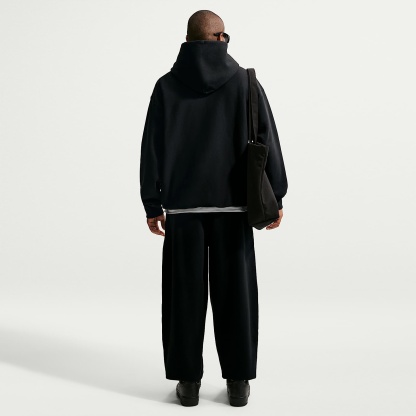 Nike Solo Swoosh Men's Pullover Hoodie – Black/Black/White