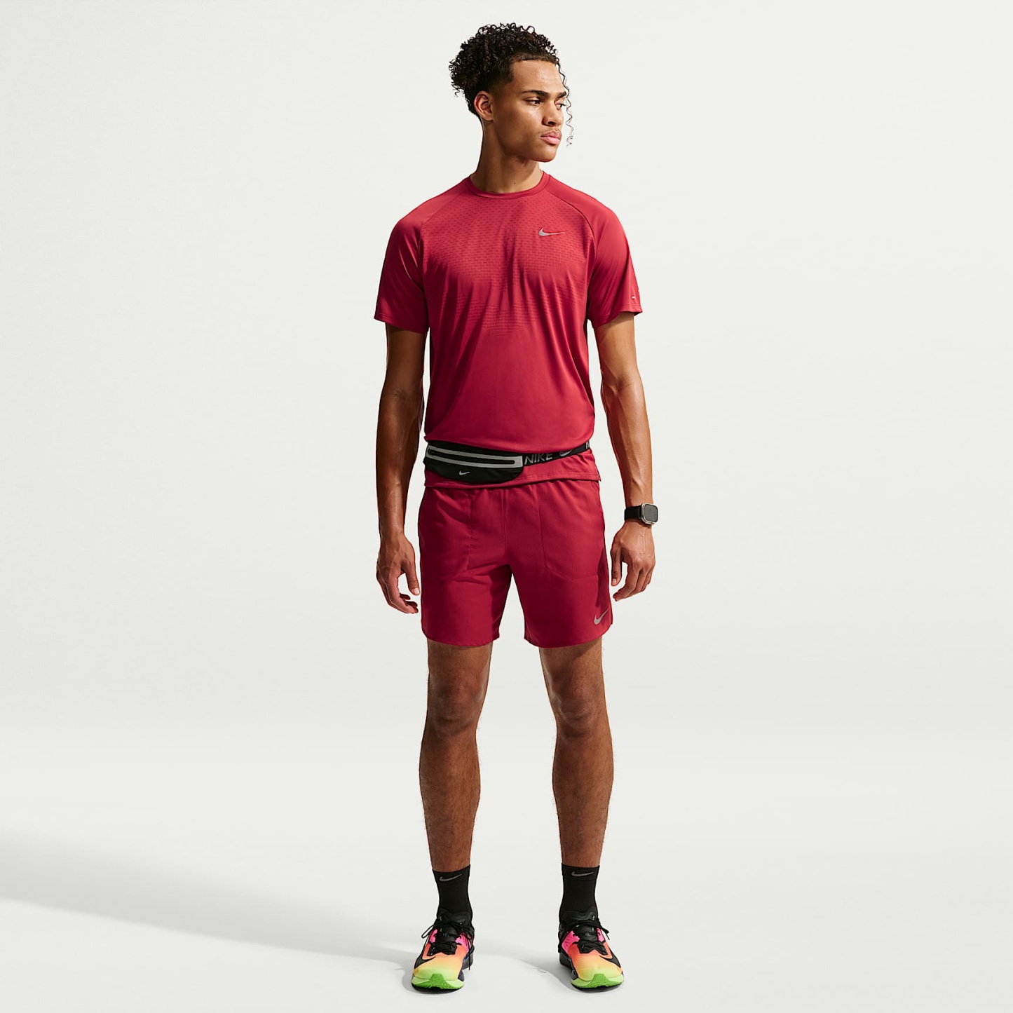Nike Stride Men's Dri-FIT ADV Short-Sleeve Running Top – Tough Red