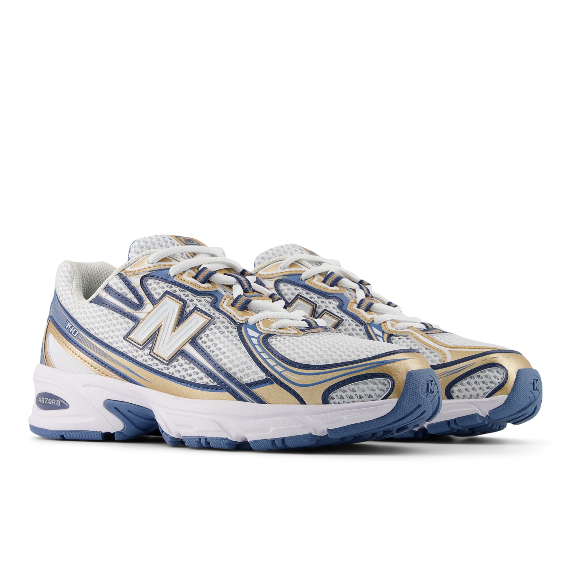 740 – Heron Blue with Vintage Indigo and Gold Metallic