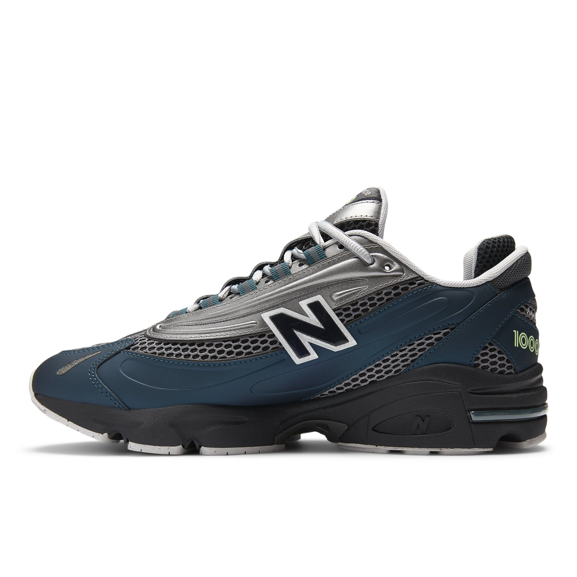 1000 – Deep Ocean with Dark Silver Metallic and Mint Flash