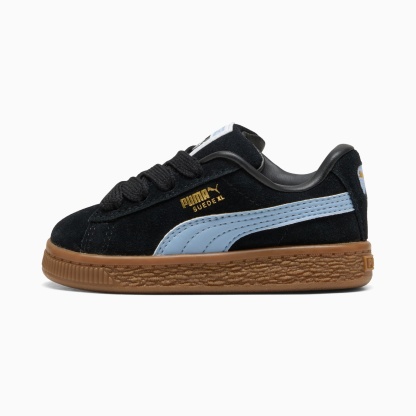 Suede XL Toddlers' Sneakers – PUMA Black-Chambray Blue