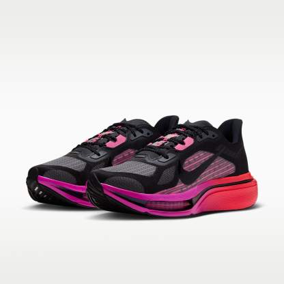 Nike Pegasus Plus 2 Women's Road-Running Shoes – Black/Hyper Pink/Laser Crimson/Black