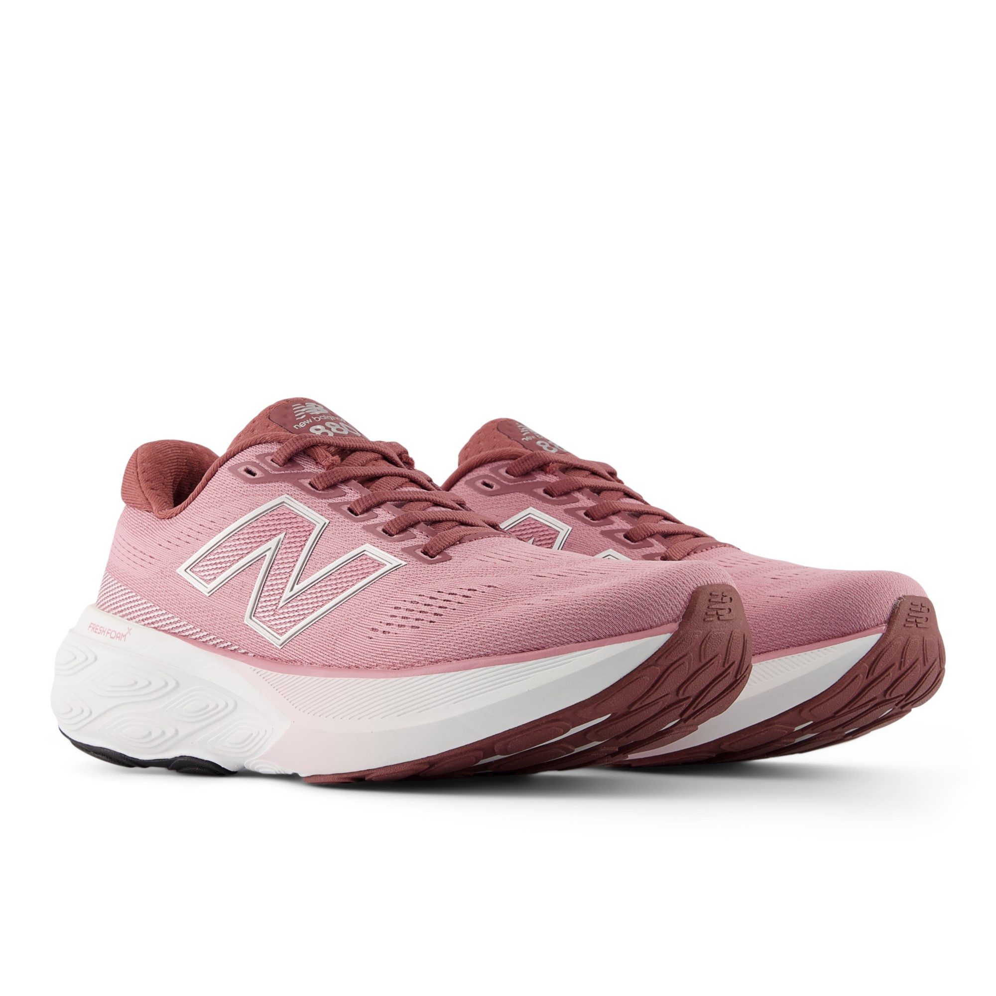 Fresh Foam X 880v15 – Washed Burgundy with Pink Taffy and Silver Metallic